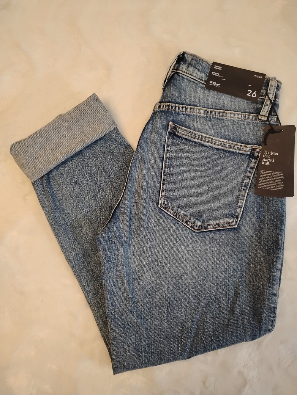 Silver Jeans Frisco Tapered High Rise Denim